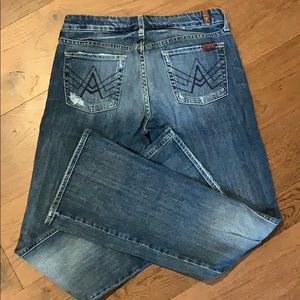 7 For All Mankind Bootcut “A” Pocket Jeans Size 30